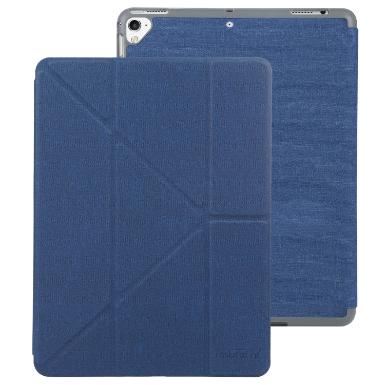 Mutural Custodia per tablet in pelle con supporto per deformazione serie King Kong, For iPad 9.7 2018 / 2017, For iPad Pro 10.5 2019 / 2017