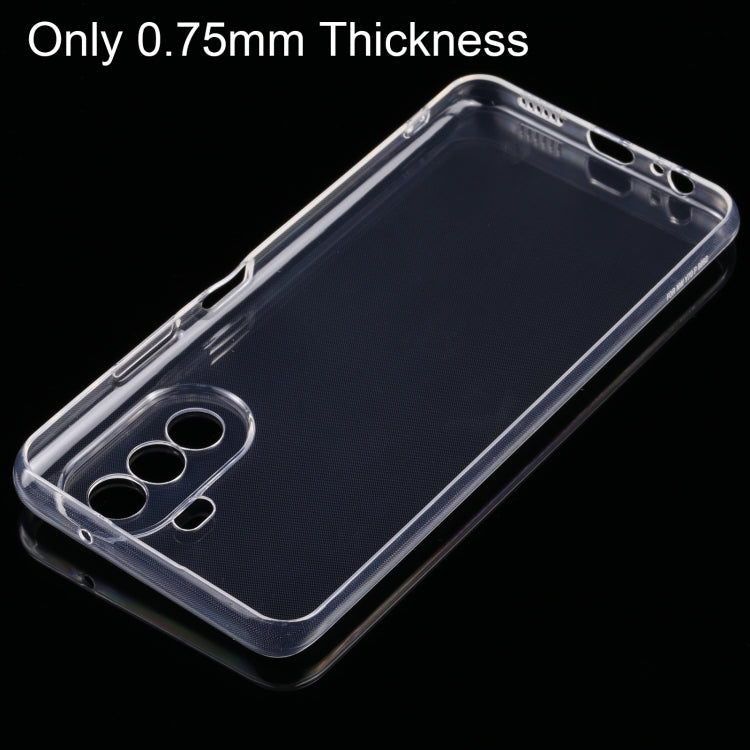 Custodia per telefono in TPU trasparente ultrasottile da 0,75 mm, For Huawei nova Y70, For OnePlus Ace Racing