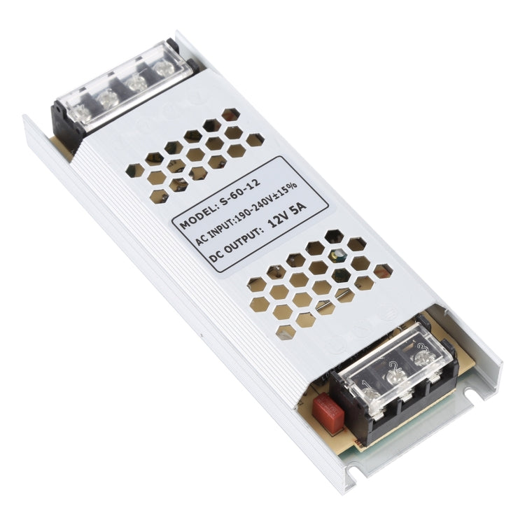 Alimentatore switching trasformatore LED, DC12V 5A 60W, DC24V 2.5A 60W, DC12V 8.5A 100W, DC24V 4.5A 100W, DC12V 12.5A 150W, DC24V 6.3A 150W, DC12V 16.7A 200W, DC24V 8.3A 200W, DC12V 25A 300W, DC24V 12.5A 300W, DC12V 33.3A 400W, DC24V 16.7A 400W