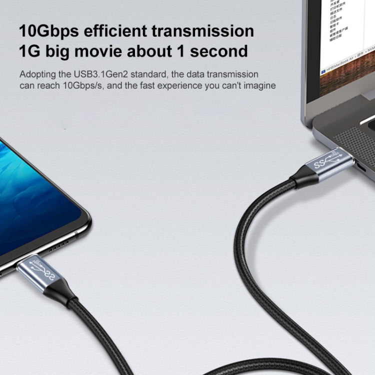 Cavo USB-C Type-C 10 Gbps ricarica 100W 50cm-2m