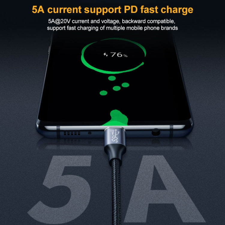 Cavo USB-C Type-C 10 Gbps ricarica 100W 50cm-2m