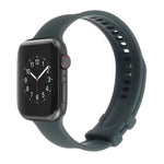 Cinturino in silicone con fibbia quadrata per Apple Watch Series, 7 41mm / 6&SE&5&4 40mm / 3&2&1 38mm, 7 45mm / 6&SE&5&4 44mm / 3&2&1 42mm