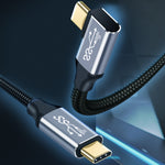 Cavo USB-C 10 Gbps maschio dritto a gomito 50cm-3m