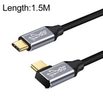 Cavo USB-C 10 Gbps maschio dritto a gomito 50cm-3m