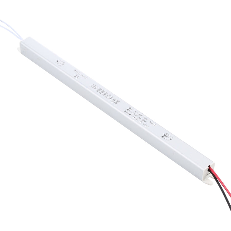 Alimentatore switching a LED a striscia lunga, DC12V 1.5A 18W, DC12V 2A 24W, DC24V 1A 24W, DC12V 3A 36W, DC24V 1.5A 36W, DC12V 4A 48W, DC24V 2A 48W, DC12V 5A 60W, DC24V 2.5A 60W, DC12V 6A 72W, DC24V 3A 72W