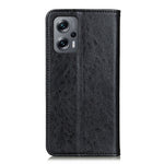 Custodia per telefono in pelle con struttura magnetica retrò Crazy Horse, For Xiaomi Redmi Note 11T Pro 5G / Note 11T Pro+ 5G China / Poco X4 GT 5G