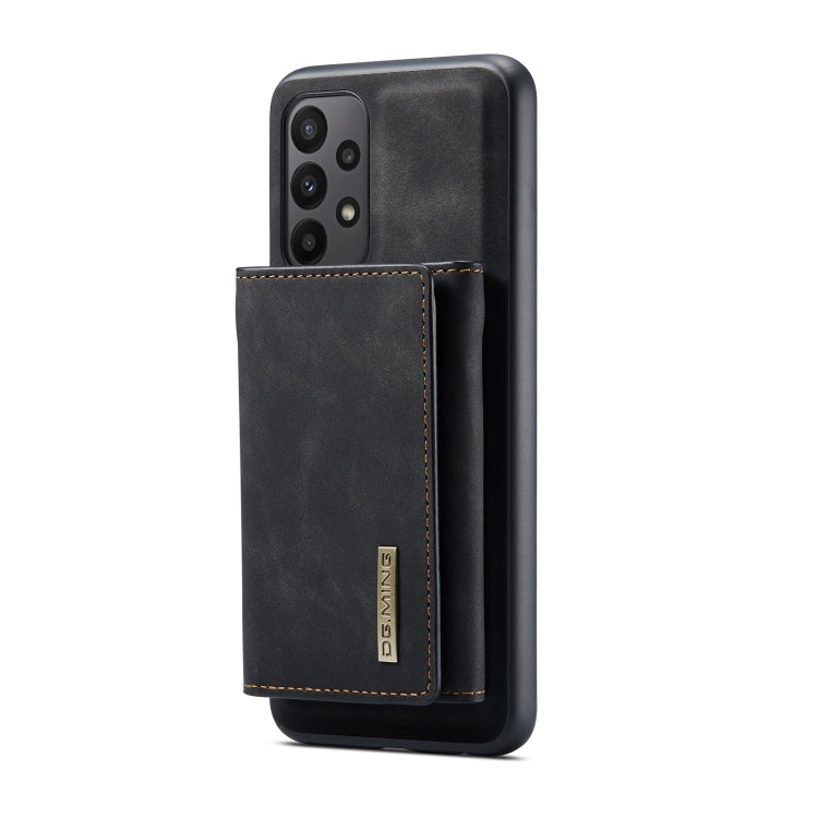 DG.MING M1 Series 3-Fold Multi Card Portafoglio + custodia magnetica per telefono, For Samsung Galaxy A23 5G