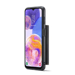 DG.MING M1 Series 3-Fold Multi Card Portafoglio + custodia magnetica per telefono, For Samsung Galaxy A23 5G
