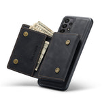 DG.MING M1 Series 3-Fold Multi Card Portafoglio + custodia magnetica per telefono, For Samsung Galaxy A23 5G
