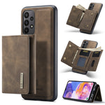 DG.MING M1 Series 3-Fold Multi Card Portafoglio + custodia magnetica per telefono, For Samsung Galaxy A23 5G