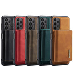 DG.MING M1 Series 3-Fold Multi Card Portafoglio + custodia magnetica per telefono, For Samsung Galaxy A23 5G