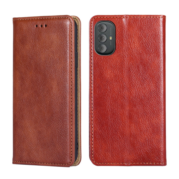 Custodia per telefono in pelle magnetica tinta unita lucida olio, For Motorola Moto E32 4G, For Motorola Moto G 2022, For Motorola Moto G Power 2022, For Motorola G Pure