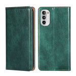 Custodia per telefono in pelle magnetica tinta unita lucida olio, For Motorola Moto G52 4G / G82 5G, For Motorola Moto G52j 5G, For Motorola Moto E20, For Motorola Moto E40