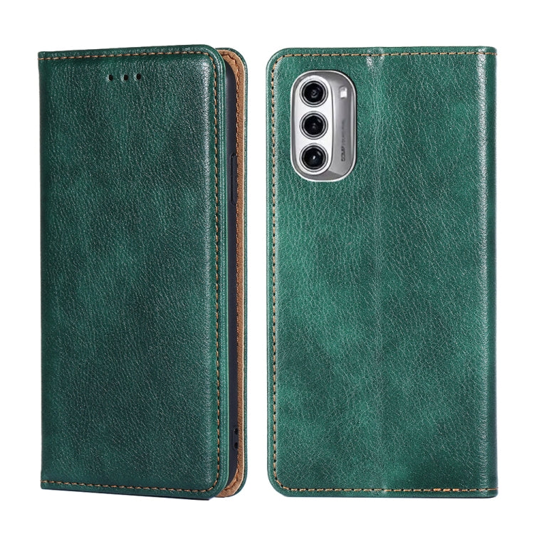 Custodia per telefono in pelle magnetica tinta unita lucida olio, For Motorola Moto G52 4G / G82 5G, For Motorola Moto G52j 5G, For Motorola Moto E20, For Motorola Moto E40