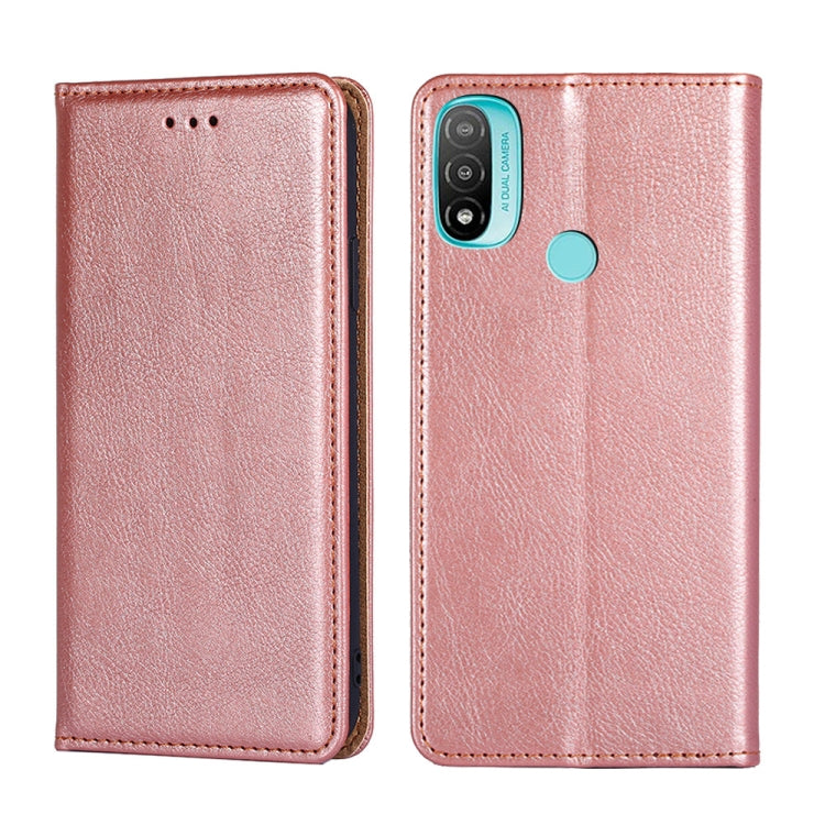 Custodia per telefono in pelle magnetica tinta unita lucida olio, For Motorola Moto G52 4G / G82 5G, For Motorola Moto G52j 5G, For Motorola Moto E20, For Motorola Moto E40
