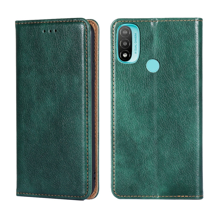 Custodia per telefono in pelle magnetica tinta unita lucida olio, For Motorola Moto G52 4G / G82 5G, For Motorola Moto G52j 5G, For Motorola Moto E20, For Motorola Moto E40