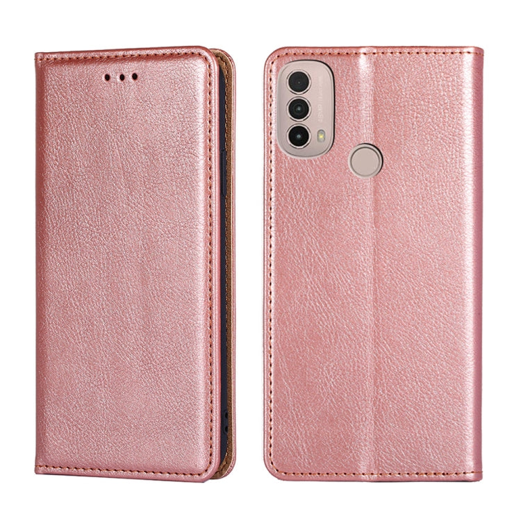 Custodia per telefono in pelle magnetica tinta unita lucida olio, For Motorola Moto G52 4G / G82 5G, For Motorola Moto G52j 5G, For Motorola Moto E20, For Motorola Moto E40