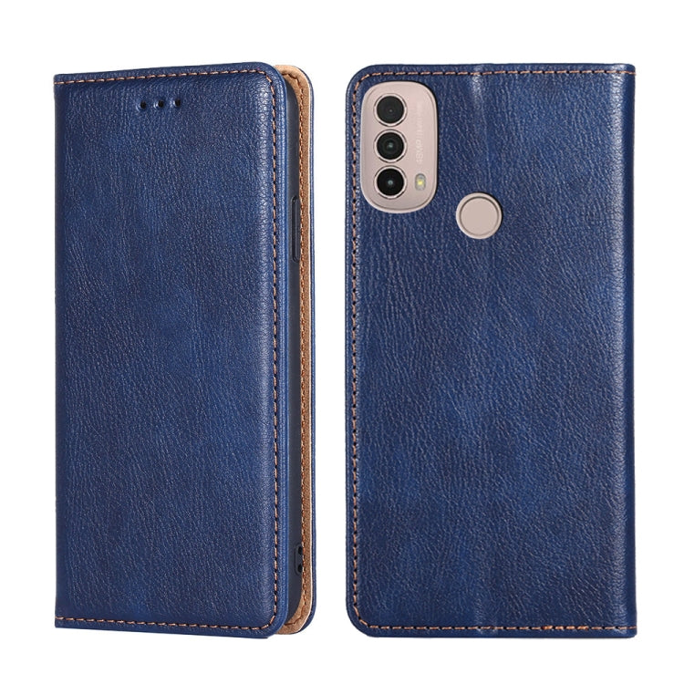 Custodia per telefono in pelle magnetica tinta unita lucida olio, For Motorola Moto G52 4G / G82 5G, For Motorola Moto G52j 5G, For Motorola Moto E20, For Motorola Moto E40