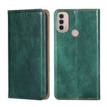 Custodia per telefono in pelle magnetica tinta unita lucida olio, For Motorola Moto G52 4G / G82 5G, For Motorola Moto G52j 5G, For Motorola Moto E20, For Motorola Moto E40