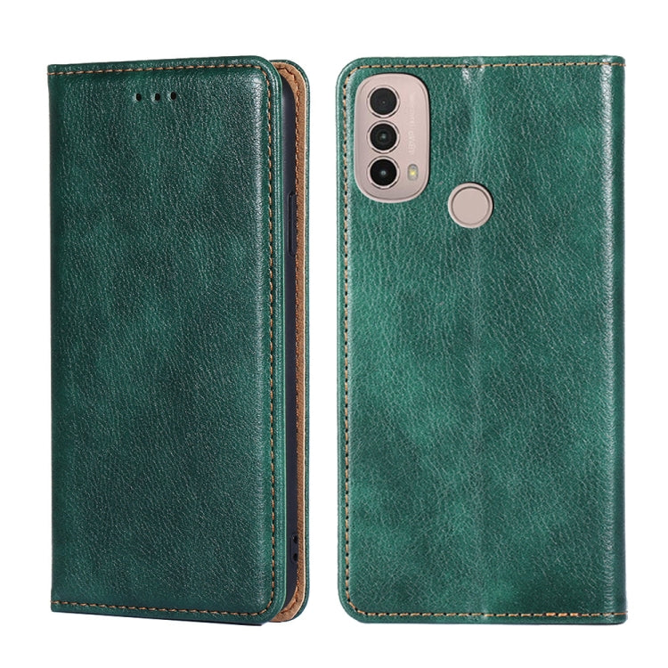Custodia per telefono in pelle magnetica tinta unita lucida olio, For Motorola Moto G52 4G / G82 5G, For Motorola Moto G52j 5G, For Motorola Moto E20, For Motorola Moto E40