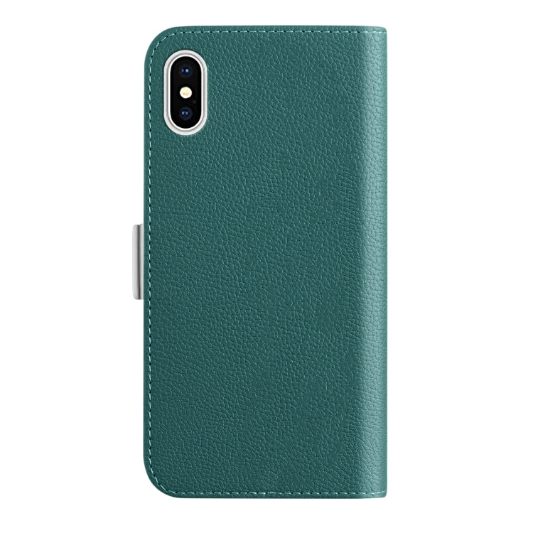 Custodia portafoglio in pelle color caramella per iPhone XR