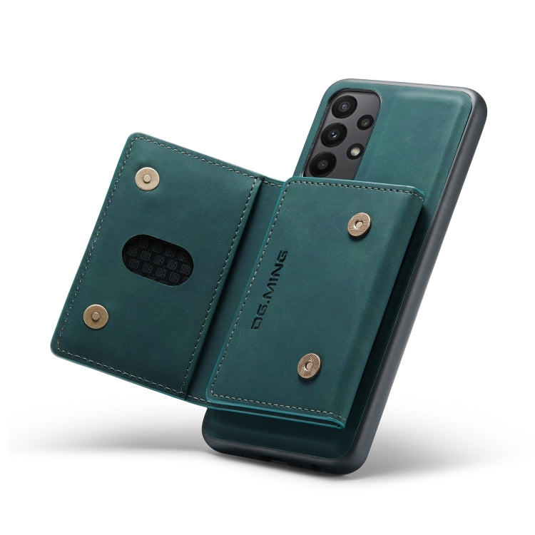 DG.MING M2 Series 3-Fold Multi Card Bag + custodia magnetica per telefono, For Samsung Galaxy A23 5G
