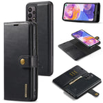 Custodia per telefono in pelle magnetica staccabile con struttura Crazy Horse DG.MING, For Samsung Galaxy A23 5G