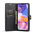 Custodia per telefono in pelle magnetica staccabile con struttura Crazy Horse DG.MING, For Samsung Galaxy A23 5G