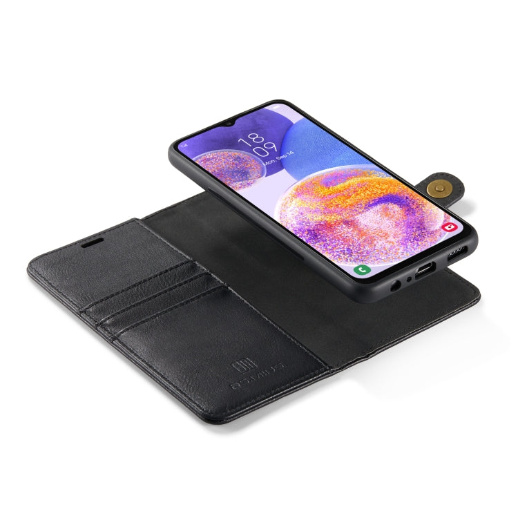 Custodia per telefono in pelle magnetica staccabile con struttura Crazy Horse DG.MING, For Samsung Galaxy A23 5G
