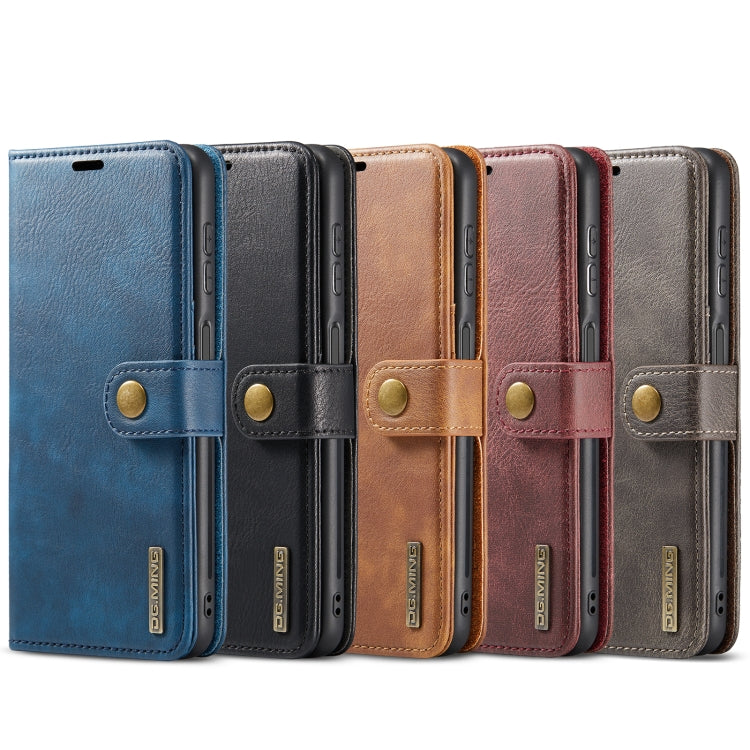Custodia per telefono in pelle magnetica staccabile con struttura Crazy Horse DG.MING, For Samsung Galaxy A23 5G