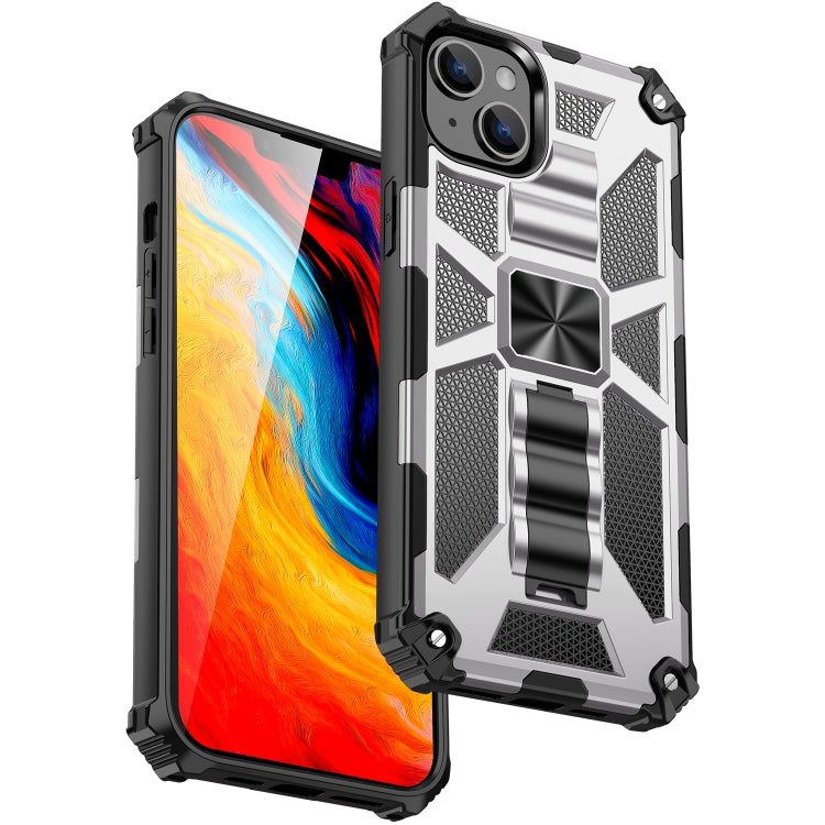 Armatura antiurto TPU + custodia protettiva magnetica per PC con supporto, For iPhone 14, For iPhone 14 Pro, For iPhone 14 Pro Max, For iPhone 14 Plus