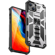 Armatura antiurto TPU + custodia protettiva magnetica per PC con supporto, For iPhone 14, For iPhone 14 Pro, For iPhone 14 Pro Max, For iPhone 14 Plus