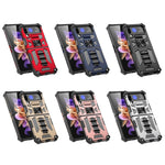 Armatura antiurto TPU + custodia protettiva magnetica per PC con supporto, For Samsung Galaxy Z Flip4