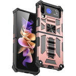 Armatura antiurto TPU + custodia protettiva magnetica per PC con supporto, For Samsung Galaxy Z Flip4