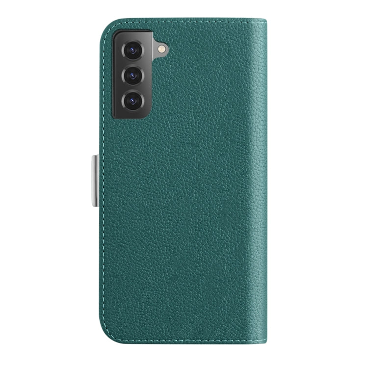 Custodia per telefono in pelle color caramella Litchi Texture, For Samsung Galaxy S22 5G, For Samsung Galaxy S22+ 5G, For Samsung Galaxy S22 Ultra 5G