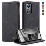 CaseMe 013 Custodia multifunzionale in pelle a conchiglia orizzontale, For Xiaomi Redmi Note 11 4G/Note 11S Global, For Xiaomi 12 Pro, For Xiaomi 12/12X