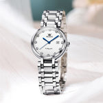OLEVS 5575 Orologio al quarzo da donna impermeabile con quadrante squisito