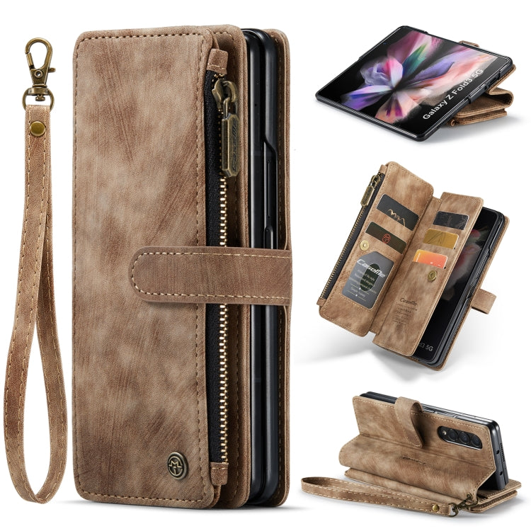 CaseMe C30 Custodia per telefono multifunzionale in pelle, For Samsung Galaxy Z Fold3 5G