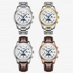 OLEVS 6667 Orologio da uomo meccanico luminoso multifunzione impermeabile