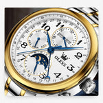 OLEVS 6667 Orologio da uomo meccanico luminoso multifunzione impermeabile