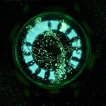 Orologio da uomo meccanico automatico con quadrante stellato luminoso OLEVS 9923