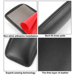 2 PZ Auto antiscivolo Soft Floor Protector Tappeto Tappetino Ginocchiera, PU Leather, First Layer Cowhide