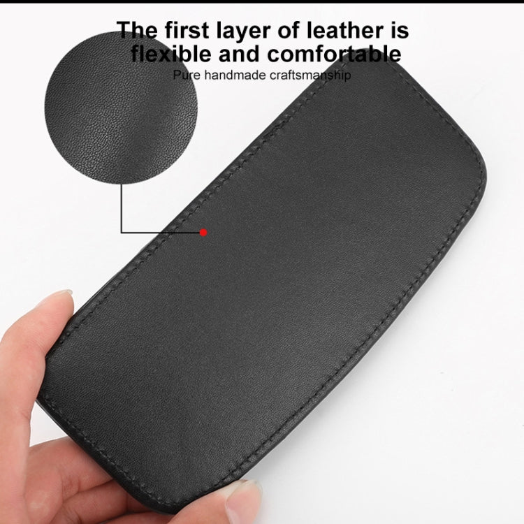 2 PZ Auto antiscivolo Soft Floor Protector Tappeto Tappetino Ginocchiera, PU Leather, First Layer Cowhide