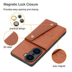 Custodia per telefono magnetica antiurto in PU + TPU con doppia fibbia, For Infinix Hot 9 Play, For Infinix Hot 10 Play, For Infinix Hot 11, For Infinix Hot 11s, For Infinix Smart 6, For Infinix Smart 5, For Infinix Hot 10, For Infinix Hot 10s         ...