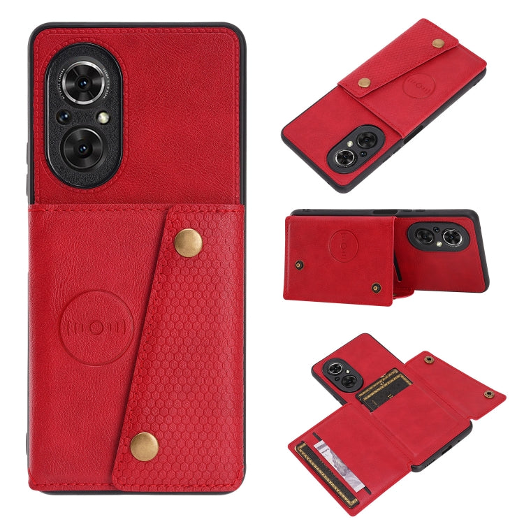 Custodia per telefono magnetica antiurto in PU + TPU con doppia fibbia, For Infinix Hot 9 Play, For Infinix Hot 10 Play, For Infinix Hot 11, For Infinix Hot 11s, For Infinix Smart 6, For Infinix Smart 5, For Infinix Hot 10, For Infinix Hot 10s         ...