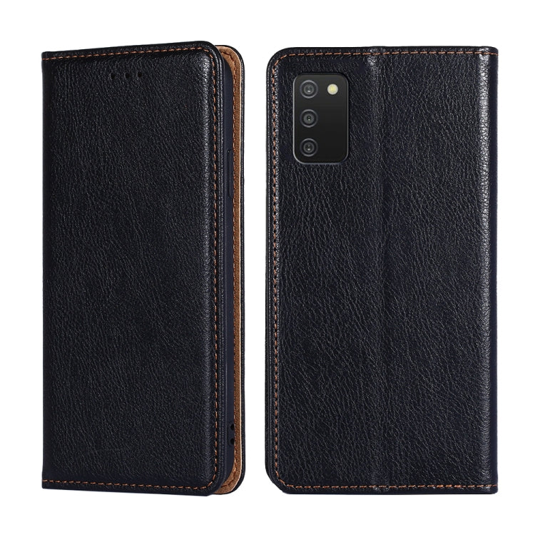 Custodia per telefono in pelle magnetica tinta unita lucida olio, For Samsung Galaxy A03s 164.2mm, For Samsung Galaxy A03s 165.85mm, For Samsung Galaxy A22 4G, For Samsung Galaxy A22 5G