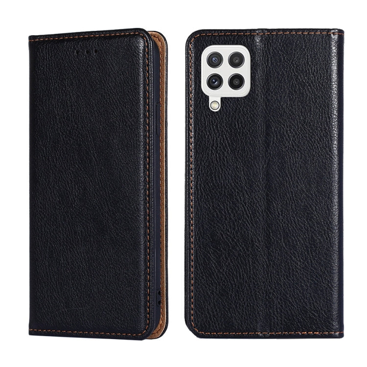 Custodia per telefono in pelle magnetica tinta unita lucida olio, For Samsung Galaxy A03s 164.2mm, For Samsung Galaxy A03s 165.85mm, For Samsung Galaxy A22 4G, For Samsung Galaxy A22 5G