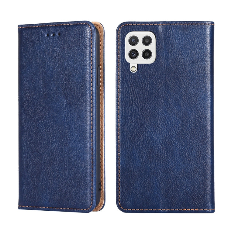 Custodia per telefono in pelle magnetica tinta unita lucida olio, For Samsung Galaxy A03s 164.2mm, For Samsung Galaxy A03s 165.85mm, For Samsung Galaxy A22 4G, For Samsung Galaxy A22 5G