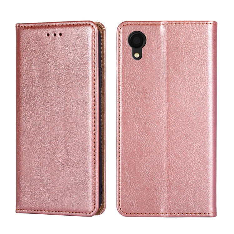 Custodia per telefono in pelle magnetica tinta unita lucida olio, For Samsung Galaxy A22 5G Japan, For Samsung Galaxy F52 5G, For Samsung Galaxy M12 / F12, For Samsung Galaxy M52 5G