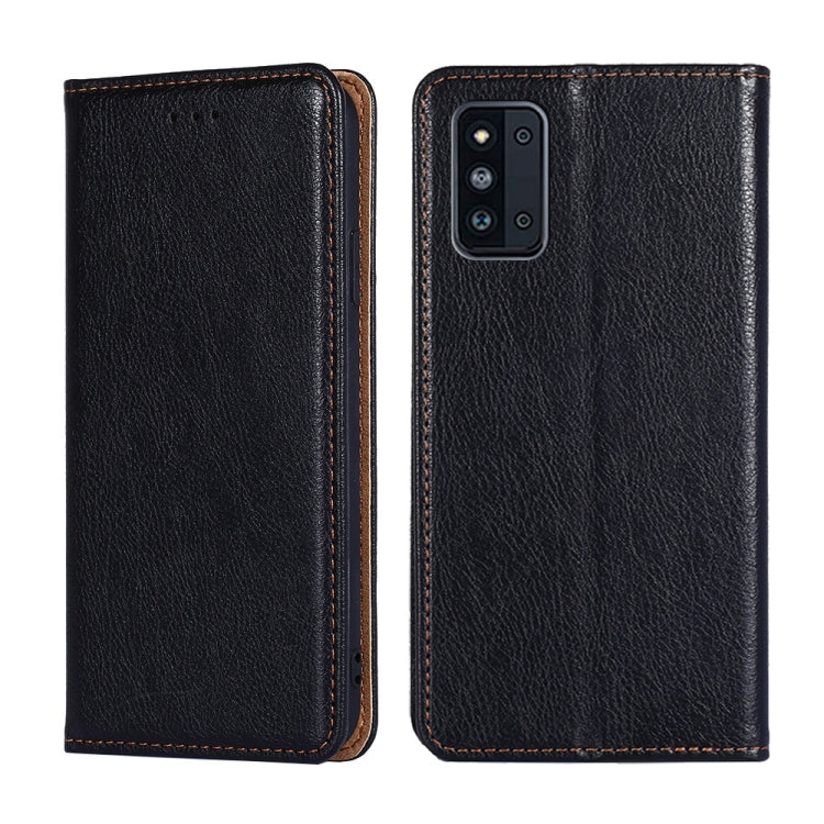 Custodia per telefono in pelle magnetica tinta unita lucida olio, For Samsung Galaxy A22 5G Japan, For Samsung Galaxy F52 5G, For Samsung Galaxy M12 / F12, For Samsung Galaxy M52 5G